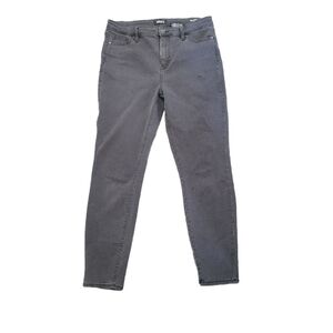 BUFFALO DAVID BITTON Mollie High Rise Women's Gray Straight Leg Jeans Size 10